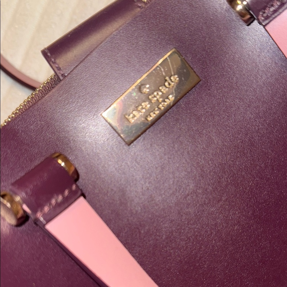 Kate Spade Deep Purple/Pink Crossbody Bag with Removable Strap - Picture 2 of 7
